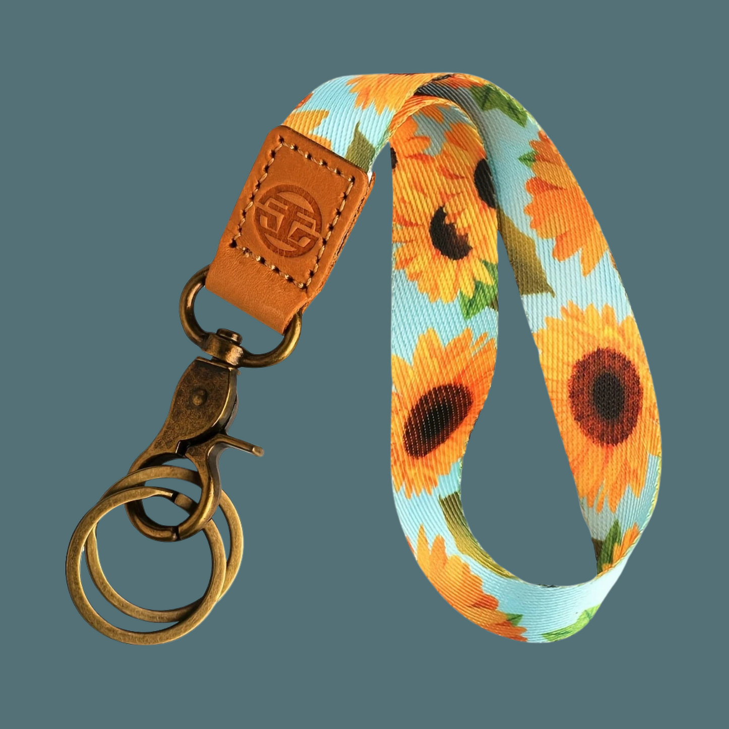 WRISTLET LANYARD- SUNFLOWER