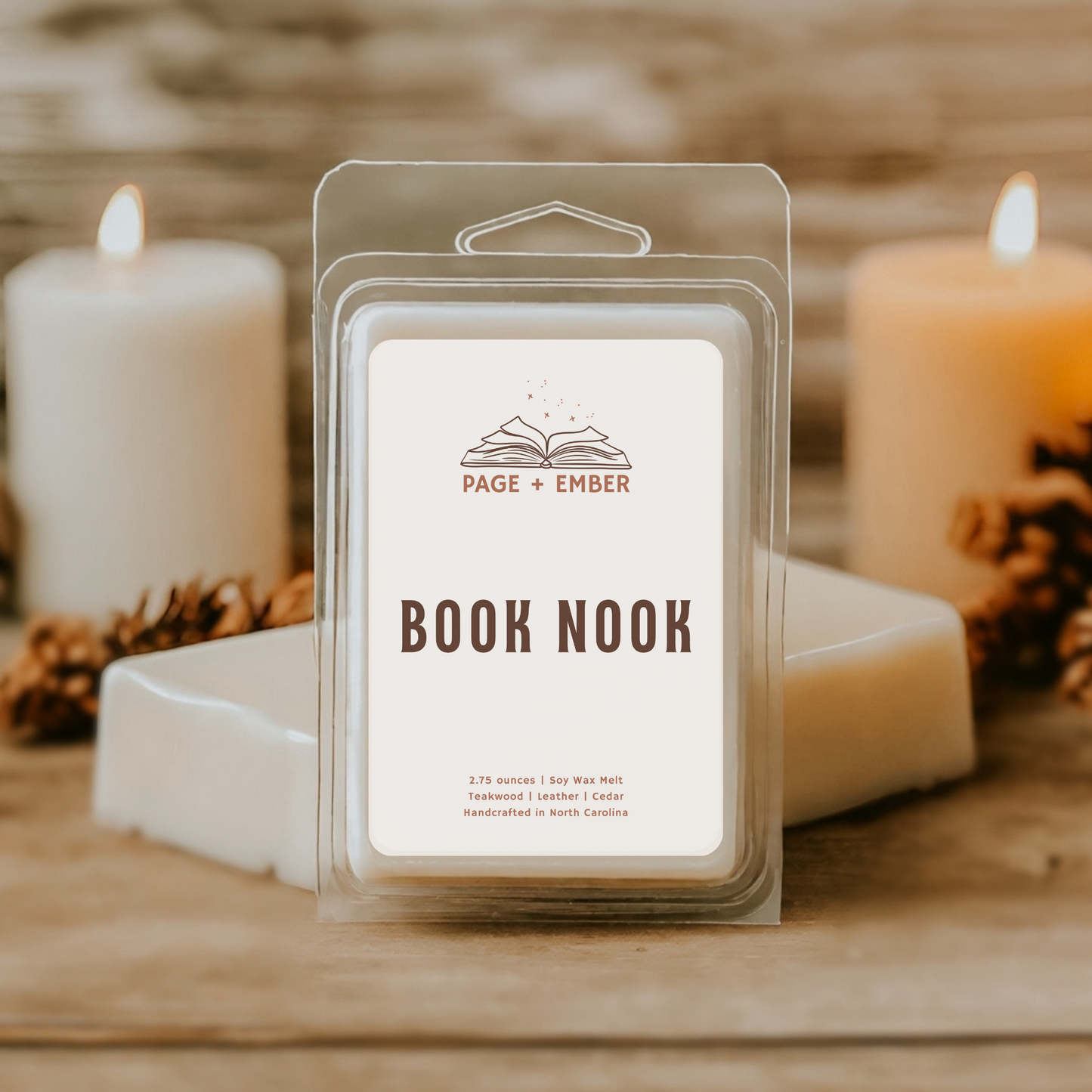 "BOOK NOOK" WAX MELT