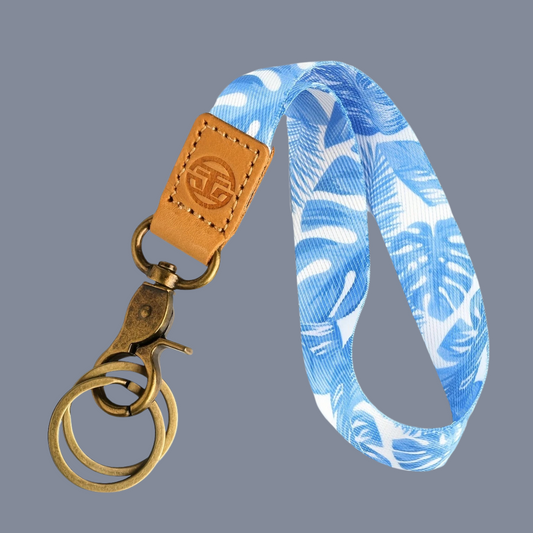WRISTLET LANYARD- MONSTERA LEAF